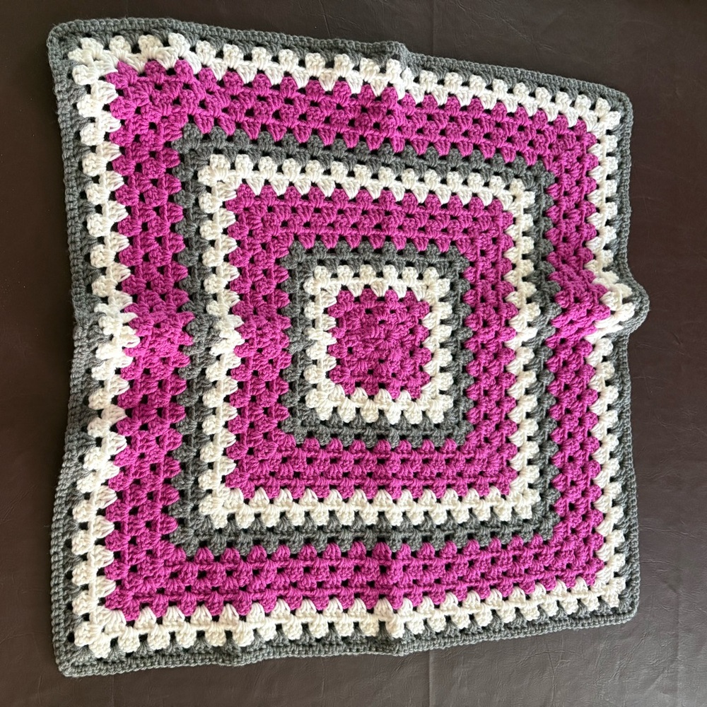 💥Buy Two Get 1 Free💥 Handmade Crochet Baby Blanket Car Seat or Stroller